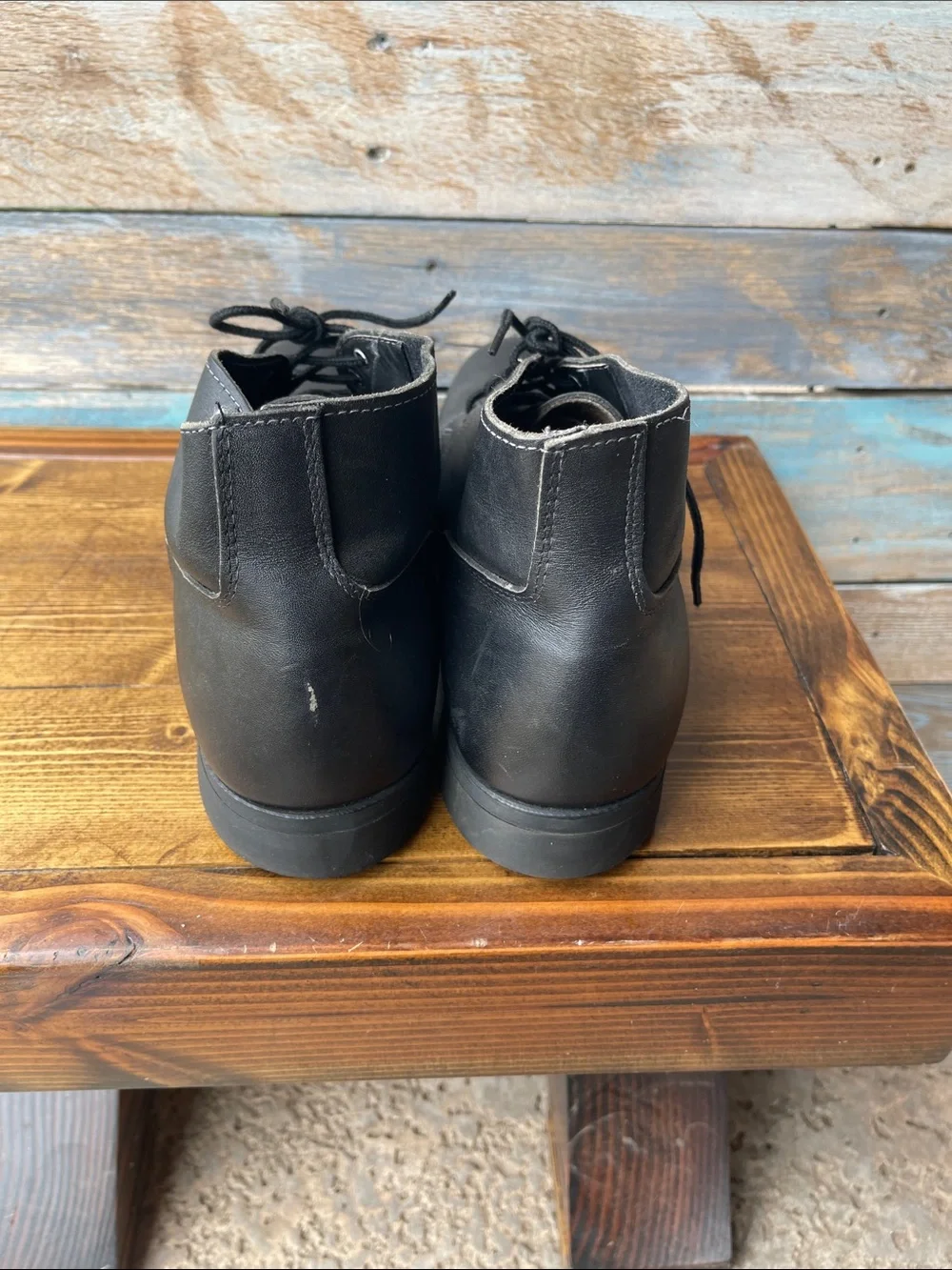 Vintage 90s USGI Military Steel Toe Chukka Boots Black Leather Men 11